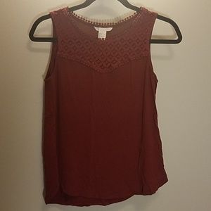 H&M eyelet tank
